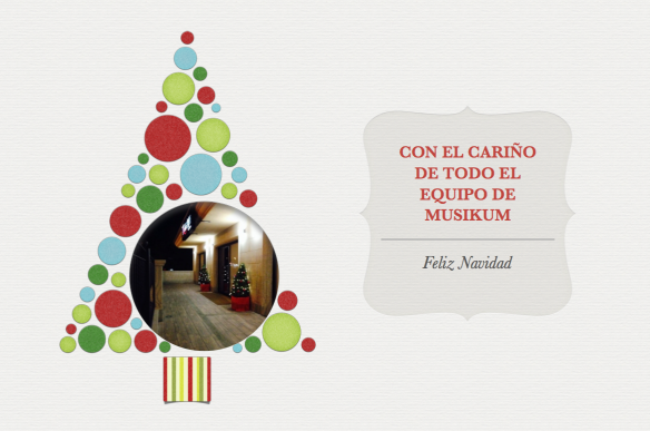 Escuela Musikum - Tarjeta Navidad 2014